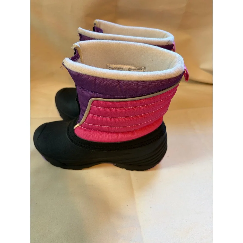Arctic Shield Snow Boots Kids Size 12 Pink Purple Gorpcore Waterproof Insulated
